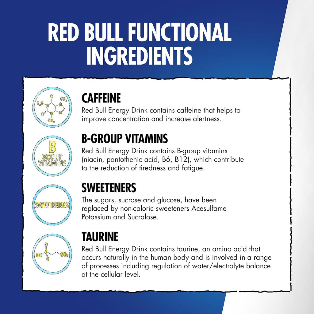 Red Bull Energy Drink Sugar Free, 250 ml (Pack of 12)