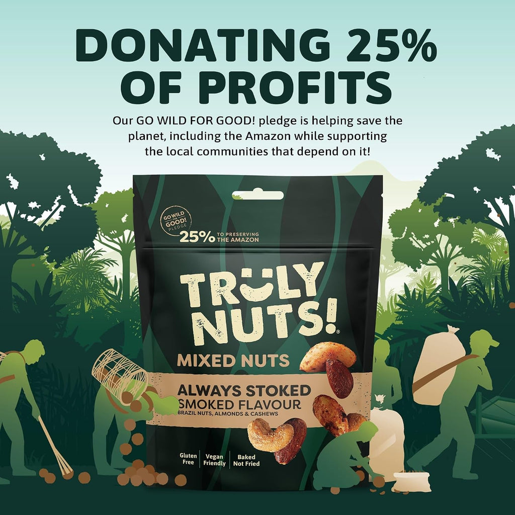 Truly Nuts! Always Stoked Smoked Mixed Nuts 960g