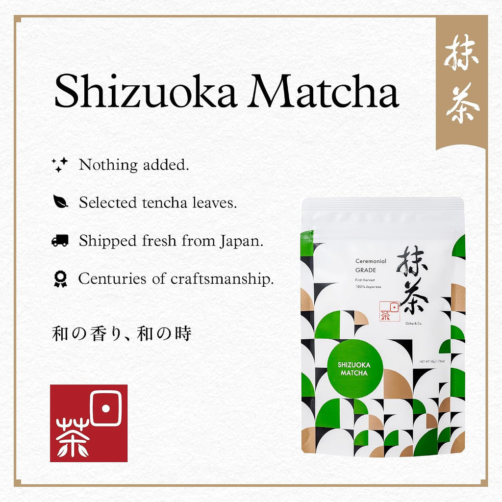 Ocha & Co. Shizuoka Matcha - Ceremonial Grade